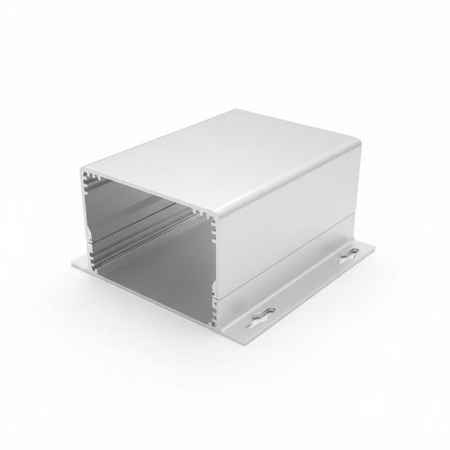 Custom High Heat Dissipation Aluminum Mini PC Shell CNC Machined Anodized Surface CNC Machined Precision Shell