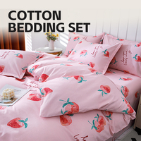 Vente en gros de draps de lit personnalisés, 4 pièces, housse de couette, ensemble de literie 100% coton, taille Queen, taille King, ensembles de draps complets, super doux, luxueux