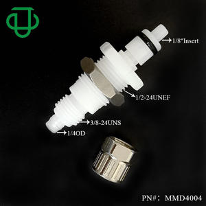 JU M Series External Threaded <b>Quick</b>-Tight Nut Clip POM Plastic <b>Connector</b> 4*6 For Medical Food Industrial Use - Product Image 2