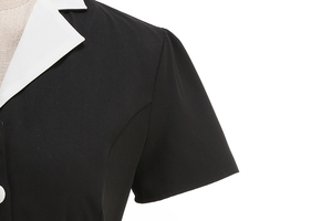 <span class=keywords><strong>Robe</strong></span> vintage pour femme, <span class=keywords><strong>longueur</strong></span> genou, manches courtes, <span class=keywords><strong>robe</strong></span> <span class=keywords><strong>de</strong></span> <span class=keywords><strong>cocktail</strong></span>, <span class=keywords><strong>robe</strong></span> <span class=keywords><strong>de</strong></span> travail, <span class=keywords><strong>robe</strong></span> d'église, <span class=keywords><strong>robe</strong></span> décontractée - Product Image 4