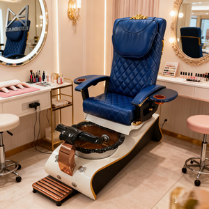 Luxury Spa <b>Chair</b> Pipeless Drainage <b>Vibration</b> Adjustable Seat Plywood Construction for Nail Salon Use - Product Image 5