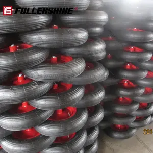 Pneumatic Inflatable Rubber Wheelbarrow Wheel Barrow Tire Wheel with 3.00-8 3.25-8 3.50-6 4.00-6 3.50-8 4.00-8 13 14 16 Inch