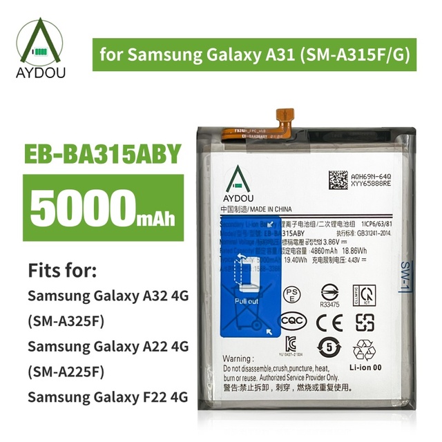 OEM AYDOU Cell Phone Battery for for A31 T820/T825/T825C 5000mAh Li-ion Stock