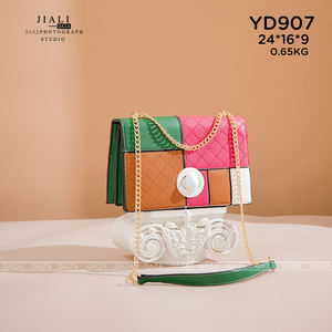 2023 di lusso da donna in pelle PU catena borse Messenger stile abito Vintage con <span class=keywords><strong>Lichee</strong></span> modello a basso prezzo all'ingrosso dal fornitore - Product Image 5