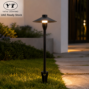 Modern Outdoor Lawn Lamp Aluminum IP65 Waterproof Led Garden <b>Light</b> With Spike 5W Warm White Outdoor Pathway Lighting - Product Image 1