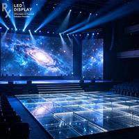 Écran d'affichage numérique extérieur RX Seamless LED, étanche IP65, taux de rafraîchissement élevé 7680Hz, P3.91, panneau publicitaire