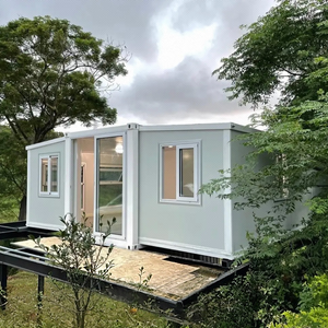 Contenedor móvil de acero ligero prefabricado fácil de construir, 40 pies, 20 pies, hogar expandible, 2-5 dormitorios, prefabricado para edificios de oficinas, hoteles - Product Image 1