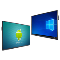 Pizarra Interactiva Inteligente LCD Todo en Uno 2025, 4K, Táctil de 20 Puntos, para Enseñanza, con 3 Años de Garantía, para Educación Científica Infantil