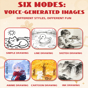 Impresora <span class=keywords><strong>Mini</strong></span> para Niños, Caja Roja, Inalámbrica, Portátil, con IA, Impresión Instantánea de Fotos y Vídeos, en Stock, Impresora con IA Activada por Voz para Niños - Product Image 3