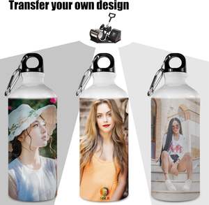 Botellas de Agua Deportivas de Aluminio Blancas para Sublimación de 20 oz/600 ml, para Impresión por Transferencia de Calor por Sublimación - Product Image 5