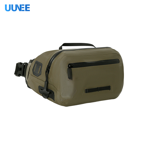 Lightweight TPU Three-Layer Waterproof Waist Bag Fishing Fanny Pack with Airtight Zipper for Fly Fishing