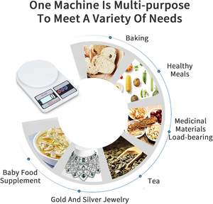 Balance de cuisine électronique compacte pour la vente en gros, balance alimentaire unique 10 kg 5g - Product Image 3