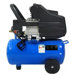 Hoge Kwaliteit 1hp Twee Stage Direct Gedreven Air-Compressoren Met Lucht Tank Kleine Draagbare Luchtcompressor