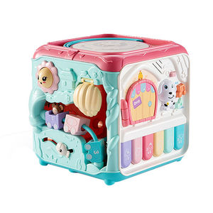 Nouveaux jouets pour bébés, filles et garçons, jouets éducatifs, activités musicales, tambour et clavier de piano en plastique avec 6 fonctions en 1 - Product Image 6
