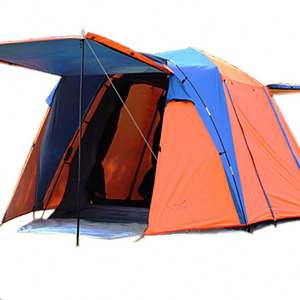 Tenda Camping Lipat Portabel Anti-Nyamuk Bahan Nilon Lapis Ganda OEM 4-5 Orang, Laris Manis dan Tahan Lama - Product Image 5