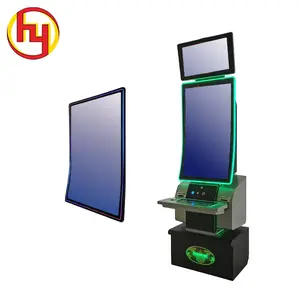 Muntautomaat Arcade Machine 43 Inch J Vorm Gebogen Monitor Virtuele Vga Touch Game Machine