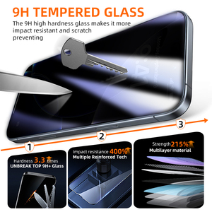 Protector de Pantalla de Vidrio Templado 9H HD Transparente Antirrayaduras Ultrafino 2.5D para Teléfono Móvil Redmi Note 13 <span class=keywords><strong>Pro</strong></span>, Alta Calidad, Pegamento Completo - Product Image 3