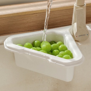 Fruit and Vegetable Drain Sink Strainer Basket Kitchen Draining Basket Wet Dry Separation Fruit Vegetable Washing Rack - Product Image 4