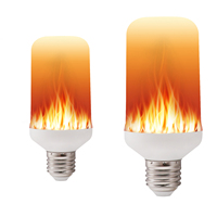Ampoule LED à effet de feu G4 0.5W, lumière en forme de flamme vacillante, feu naturel, pour noël, 12V, 1700K