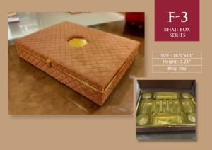 Handmade resin Bhaji Box Series Resin Food Tray 18.5x13 Inch velvet Design Customized Shape Home Decoration Velvet Cloth - Product Image 2