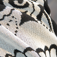 Couverture tissée vintage gothique à motif de crâne, personnalisable avec logo, pour décoration intérieure alternative et moderne de style gothique, fabrication OEM