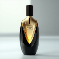Bouteille de parfum de luxe conçue sur mesure 30ml 50ml 100ml verre pulvérisateur avec bouchon en plastique diffuseur vide de haute qualité