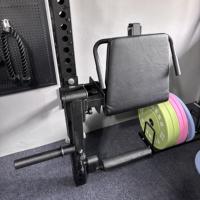 Machine d'extension/flexion des jambes réglable - Appareil de musculation à domicile avec tabouret pour les exercices des quadriceps et des ischio-jambiers