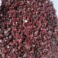 Venta al por Mayor de Productos Espirituales de 3-8 mm, Cristales de Primera Calidad, Rocas Crudas, Gravas Decorativas, Cristales de Granate Naturales en Bruto