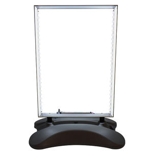 Boîte lumineuse SEG extérieure, source lumineuse LED remplie d'eau, <span class=keywords><strong>chevalet</strong></span> pour affiche <span class=keywords><strong>de</strong></span> rue, publicité, panneau sandwich en métal pour <span class=keywords><strong>trottoir</strong></span>, enseigne <span class=keywords><strong>de</strong></span> pavillon - Product Image 1