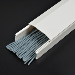 Wholesale Electrical Accessories Butt Joint 30*17 Plastic PVC Tube Cable Trunking Wiring Duct Conduit Pipe Fitting