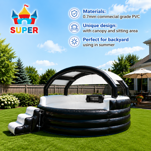 Bar Inflable <span class=keywords><strong>para</strong></span> Piscina, Piscina Inflable Personalizada Equipada con Sofá, Bar Inflable <span class=keywords><strong>para</strong></span> Jugar en el <span class=keywords><strong>Agua</strong></span>, Piscina Grande Diseñada <span class=keywords><strong>para</strong></span> <span class=keywords><strong>Adultos</strong></span> - Product Image 1