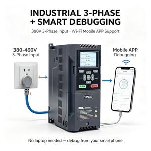SINEE EM730-1R5-3B 1.5kW 4.2A 380V 3-Phase VFD AC Drive Built-in STO 50°<b>C</b> Full Load for Motors - Product Image 3