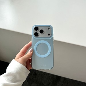 Coque de téléphone magnétique antichoc en TPU souple et PC IMD, couleur unie mate électroplaquée pour <span class=keywords><strong>iPhone</strong></span> 17 16 15 14 Pro Max - Product Image 5