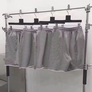 Puff Printing Heavyweight de alta calidad 100% algodón pantalones cortos para hombre Streetwear Denimes pantalones de chándal pantalones cortos Teares - Product Image 3