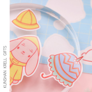 Tùy Chỉnh Tay Tài Khoản In Vòng Trong Suốt Rose Gold Sticker Logo Nhãn Tự Dính PP Rose Gold Foil Sticker - Product Image 6