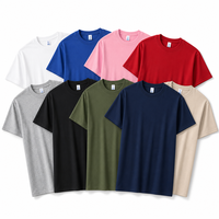 T-shirt en coton à manches courtes pour homme, personnalisable avec impression sérigraphique, DTG, DTF, broderie 3D en relief, OEM, ODM, marque privée, streetwear vierge