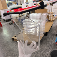 Boîte de présentation personnalisée pour boosters, en acrylique transparent avec couvercle magnétique, protection UV, pour boosters anglais et boîtes d'entraînement Elite (ETB)