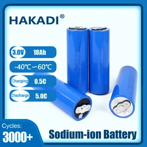 HAKADI充電式ナトリウム電池3V18Ahディープサイクル10000回DIYバッテリーパック用電動自転車スクーター家電