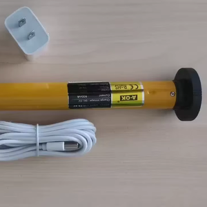 Moteur de store enrouleur RF A-OK AM25-1/25-ES-<span class=keywords><strong>E</strong></span>-USB avec batterie lithium-ion intégré<span class=keywords><strong>e</strong></span>, compatible avec Alexa, <span class=keywords><strong>Google</strong></span> Home, contrôle par téléphone - Product Image 6