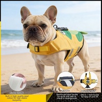 Gilet de sécurité réfléchissant pour chien, mignon, avec poignée de sauvetage flottante, en forme d'animal, veste de sauvetage pour chien, vêtements de sauvetage pour la natation