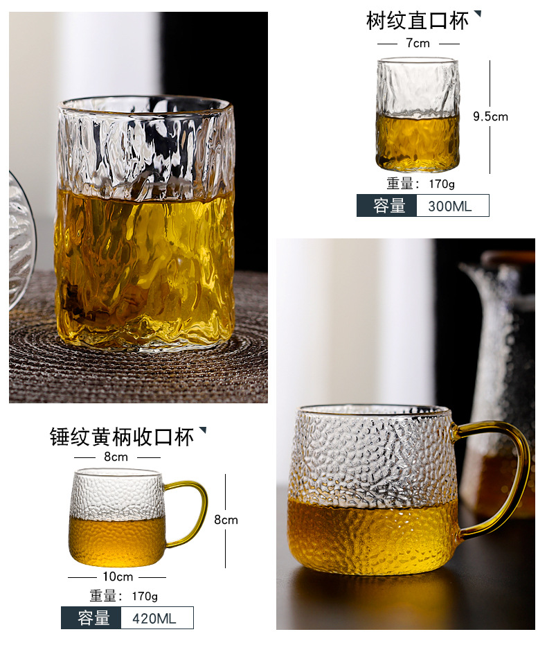 1L 1.6L Bororsilicate glass water carafe bamboo lid glasses kettle sets