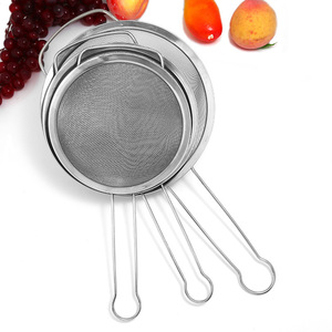 Stainless Steel Strainer 12cm Mesh Sieve For Flour Oil Separation Kitchen Use - Product Image 5
