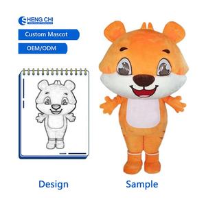 Costume de Mascotte en Peluche Personnalisé pour Adultes Thème Forêt Animaux de Dessin Animé Shengchi (<span class=keywords><strong>Écureuil</strong></span>, Raton Laveur, <span class=keywords><strong>Renard</strong></span>, Loup, Hérisson) Vente en Gros - Product Image 1