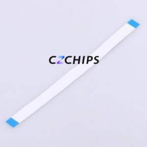 JS10A-12P-200-4-8 FFC Cable (Flexible Flat Cable) P=1mm Connector 12P 1mm 0.3mm Non-Inverting - Product Image 2