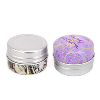 Boîtes cosmétiques miniatures en aluminium personnalisées pour baume à barbe et baume à lèvres, pots en aluminium rose/noir/rouge/doré pour l'emballage de crèmes