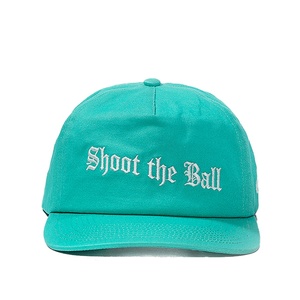 Gorro de Béisbol de 5 Paneles con Visera Plana y Cierre a Presión, Bordado en Algodón, con Logotipo Personalizado OEM, Visera Ligeramente Curvada - Product Image 3