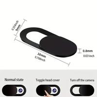 Cache-webcam pour iPhone, iPad, MacBook Pro, ordinateur, iMac, téléphone portable, PC – Accessoire bloqueur de caméra coulissant, idéal pour la confidentialité