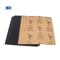 Papier abrasif en carbure de silicium de marque OEM, imperméable, électro-enduit, pour le polissage des métaux