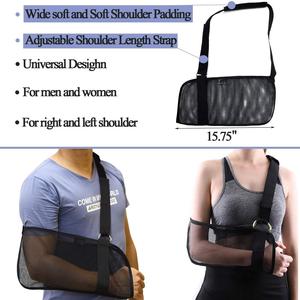 Kol askısı omuz askısı desteği önkol atel ortopedik destek tıbbi Brace örgü omuz <span class=keywords><strong>Immobilizer</strong></span> kırık kol askısı - Product Image 3