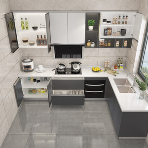 Magazzino stile <span class=keywords><strong>cucina</strong></span> sistema di stoccaggio con Pallet di legno scaffali industriali ruote <span class=keywords><strong>dispensa</strong></span> <span class=keywords><strong>Mobile</strong></span> - Product Image 2